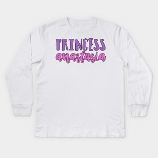 Princess Anastasia Kids Long Sleeve T-Shirt